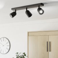 Eglo LED Plafondlamp GU10 | Camaldoli | Rond | IP20 | Zwart LEG00571