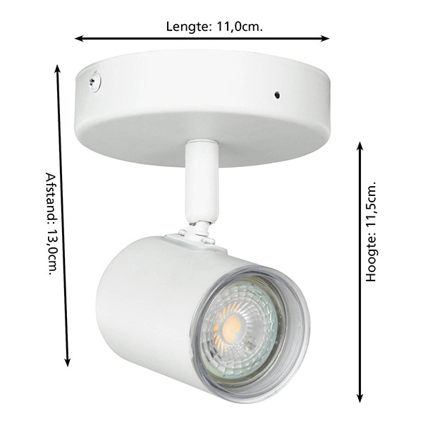 Eglo LED Plafondlamp GU10 | Consuma 1 | Rond | IP44 | Wit LEG00572 - 4