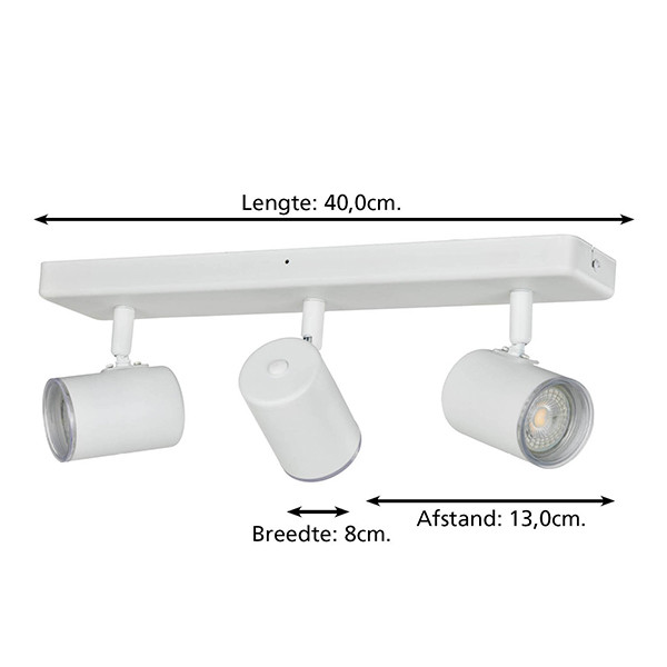 Eglo LED Plafondlamp GU10 | Consuma 1 | Rond | IP44 | Wit LEG00574 - 4