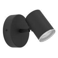 Eglo LED Plafondlamp GU10 | Consuma 1 | Rond | IP44 | Zwart LEG00575