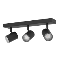 Eglo LED Plafondlamp GU10 | Consuma 1 | Rond | IP44 | Zwart LEG00577