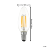 Eglo LED lamp E14 | Kaars C35 | Helder | 2700K | Dimbaar | 4.5W LEG00723 - 3