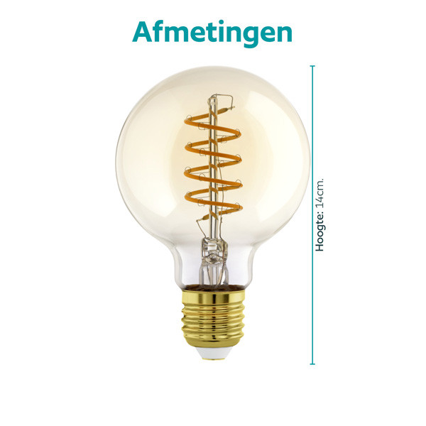 Eglo LED lamp E27 | Bol G95 | Helder | 2000-3000K | 7W LEG00715 - 2