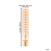 Eglo LED lamp E27 | Buislamp T30 | Filament | Amber | 1600K | Dimbaar | 18.5 cm | 4W (7W) LEG00653 - 5