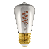 Eglo LED lamp E27 | Edison ST48 | Filament | Smoky | 2000K | Dimbaar | 4W (11W)  LEG00031