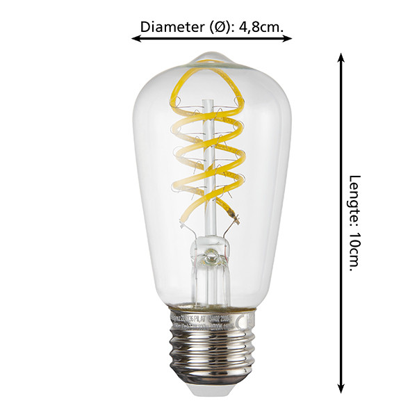 Eglo LED lamp E27 | Edison ST48 | Helder | 2700K | 7.3W LEG00492 - 4