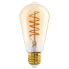 Eglo LED lamp E27 | Edison ST64 | Filament | Goud | 2000K | Dimbaar | 4W  LEG00004 - 1