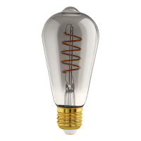 Eglo LED lamp E27 | Edison ST64 | Filament | Smoky | 2000K | Dimbaar | 4W (11W)  LEG00023