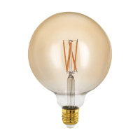 Eglo LED lamp E27 | Globe G125 | Filament | Amber | 1700K | Dimbaar | 4W (28W)  LEG00015