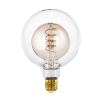 Eglo LED lamp E27 | Globe G125 | Filament | Goud | 2000K | Dimbaar | 4W (25W) LEG00245