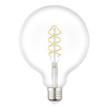 Eglo LED lamp E27 | Globe G125 | Helder | 2700K | 7.3W LEG00495 - 1