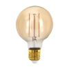Eglo LED lamp E27 | Globe G80 | Filament | Amber | 1700K | Dimbaar | 4W (28W)  LEG00013 - 1