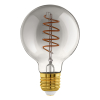 Eglo LED lamp E27 | Globe G80 | Filament | Smoky | 2000K | Dimbaar | 4W (11W)  LEG00021 - 1