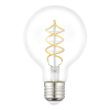 Eglo LED lamp E27 | Globe G80 | Helder | 2700K | 7.3W LEG00494 - 1