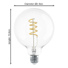 Eglo LED lamp E27 | Globe G80 | Helder | 2700K | 7.3W LEG00494 - 3