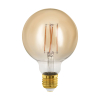 Eglo LED lamp E27 | Globe G95 | Filament | Amber | 1700K | Dimbaar | 4W (28W)  LEG00014 - 1