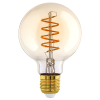 Eglo LED lamp E27 | Globe G95 | Filament | Goud | 2000K | Dimbaar | 4W (25W) LEG00003 - 1