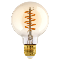 Eglo LED lamp E27 | Globe G95 | Filament | Goud | 2000K | Dimbaar | 4W