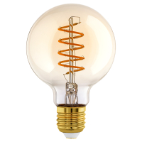 Eglo LED lamp E27 | Globe G95 | Filament | Goud | 2000K | Dimbaar | 4W  LEG00003