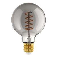 Eglo LED lamp E27 | Globe G95 | Filament | Smoky | 2000K | Dimbaar | 4W (11W)  LEG00022