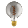 Eglo LED lamp E27 | Globe G95 | Filament | Smoky | 2000K | Dimbaar | 4W (11W)  LEG00022 - 1