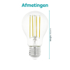 Eglo LED lamp E27 | Peer A60 | Helder | 2000-3000 | 7W LEG00709 - 3