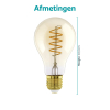 Eglo LED lamp E27 | Peer A60 | Helder | Filament | 2000-3000K | 7W LEG00711 - 2