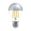 Eglo LED lamp E27 | Peer A60 | Kopspiegel | Chroom | 2700K | 7.3W (60W)