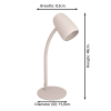 Eglo LED tafellamp 1x E14 | Carlo | Zand | 18W LEG00526 - 5