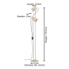 Eglo LED vloerlamp 142.5 cm | Tilston | Zand | 8W LEG00512 - 4