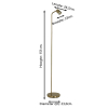 Eglo LED vloerlamp 151 cm | Rigomagno | Koper | 5W LEG00529 - 4