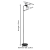 Eglo LED vloerlamp 151 cm | Rigomagno | Zwart | 5W LEG00528 - 3