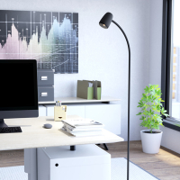 Eglo LED vloerlamp 170 cm | Carlo | Zwart | 18W LEG00561