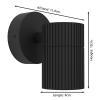 Eglo LED wandlamp GU10 | Down | Tomelloso | Rond | Zwart | 28W LEG00649 - 4