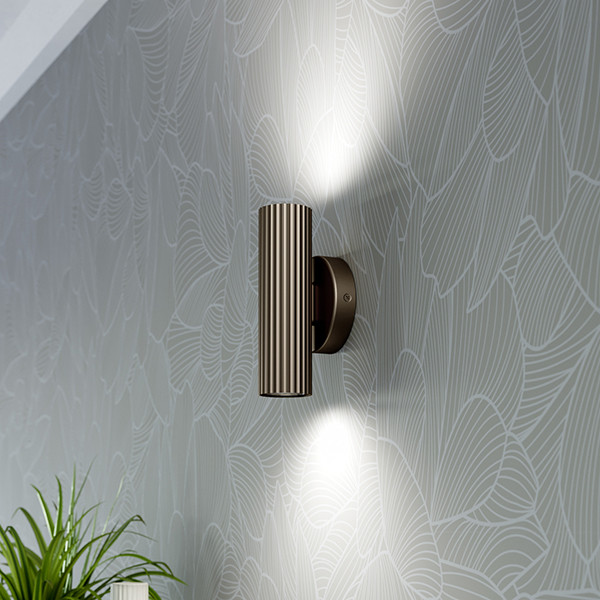 Eglo LED wandlamp GU10 | Up & Down | Portillo | Rond | Brons | 5W LEG00545 - 4