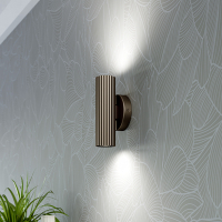 Eglo LED wandlamp GU10 | Up & Down | Portillo | Rond | Brons | 5W LEG00545