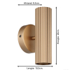 Eglo LED wandlamp GU10 | Up & Down | Portillo | Rond | Koper | 5W LEG00543 - 4