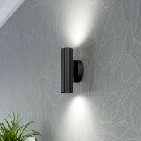 Eglo LED wandlamp GU10 | Up & Down | Portillo | Rond | Zwart | 5W LEG00541