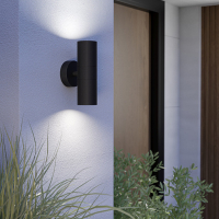 Eglo LED wandlamp GU10 | Up & Down | Tomelloso | Rond | Zwart | 28W LEG00650
