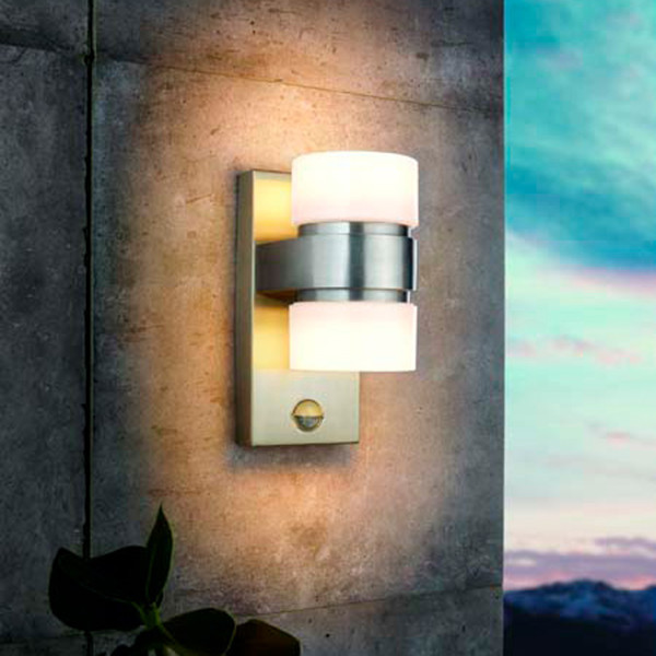 Eglo LED wandlamp met sensor | Atollari | 3000K | IP44 | RVS LEG00827 - 3