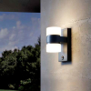 Eglo LED wandlamp met sensor | Atollari | 3000K | IP44 | Zwart LEG00814 - 3