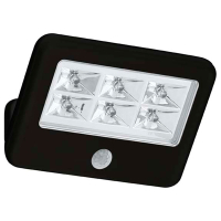 Eglo LED wandlamp met sensor | Gavello | 4000K | IP54 | Zwart LEG00804