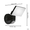 Eglo LED wandlamp met sensor | Pagino | IP44 | 2200 lumen | Zwart LEG00813 - 4
