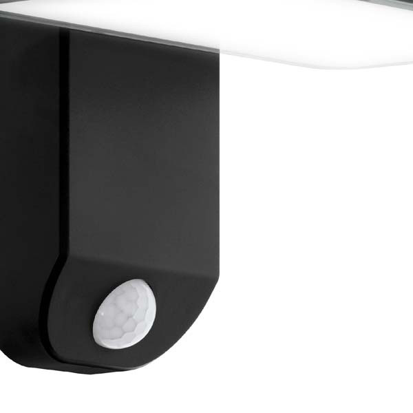 Eglo LED wandlamp met sensor | Pastion | 3000K | IP44 | Zwart LEG00816 - 2