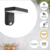 Eglo LED wandlamp met sensor | Pastion | 3000K | IP44 | Zwart LEG00816 - 5