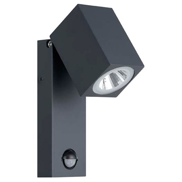 Eglo LED wandlamp met sensor | Sakeda | 3000K | IP44 | Zwart LEG00824 - 1