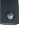 Eglo LED wandlamp met sensor | Sakeda | 3000K | IP44 | Zwart LEG00824 - 2