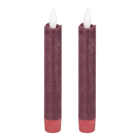 Eglo Led dinerkaars 2,2 x 15 cm | Rood | 2 stuks LEG00638