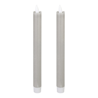 Eglo Led dinerkaars 2,2 x 24,5 cm | Grijs | 2 stuks LEG00641