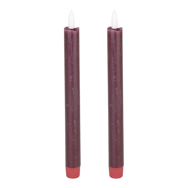 Eglo Led dinerkaars 2,2 x 24,5 cm | Rood | 2 stuks LEG00639 - 1